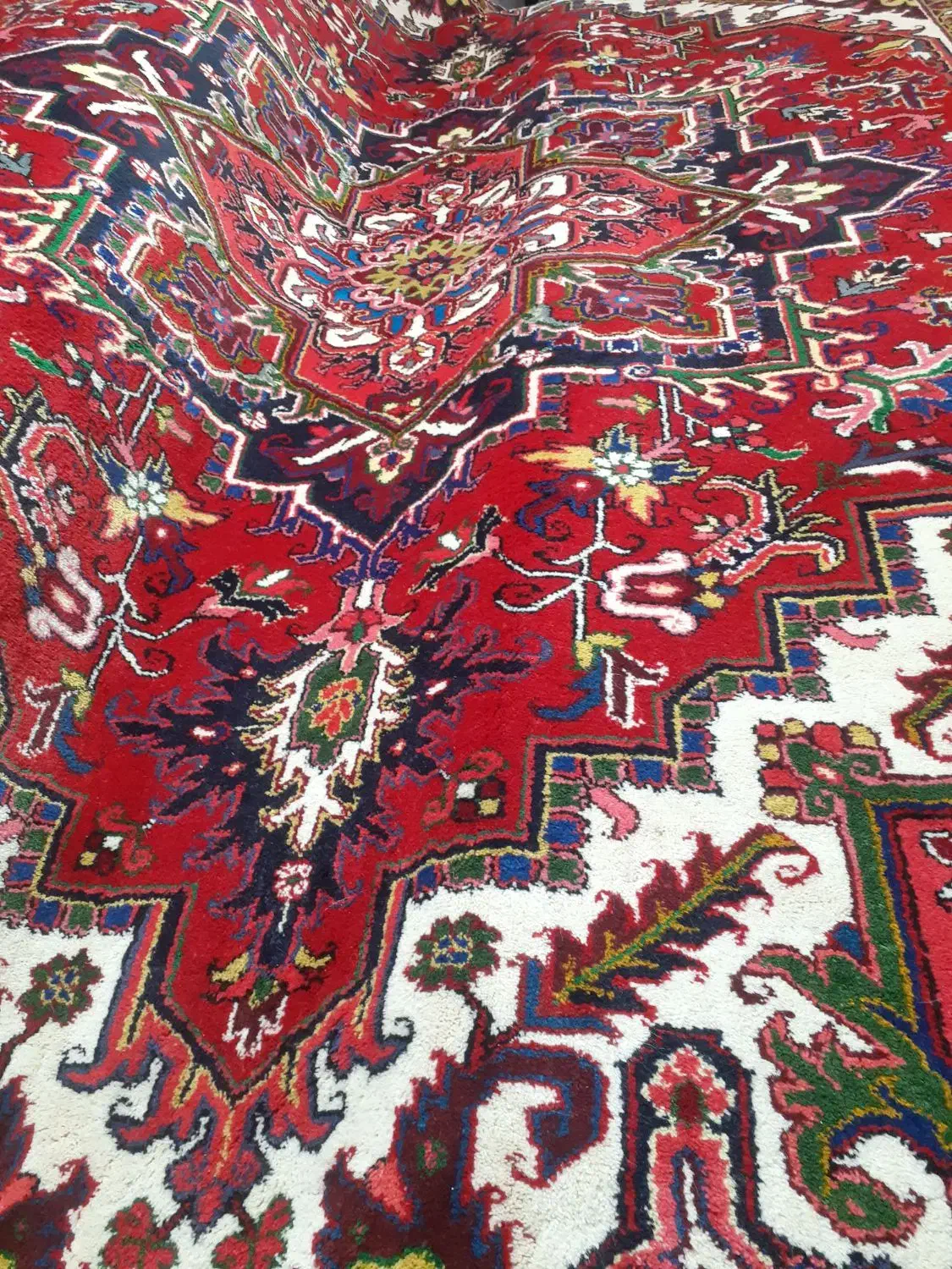 فرش ۹متری هریس الوار|فرش|میانه, |دیوار