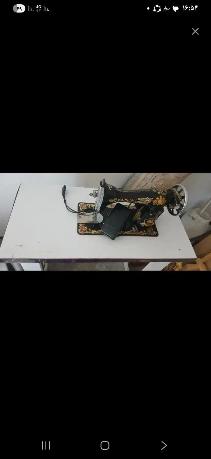 چرخ خیاطی برقی مارشال|چرخ خیاطی و ریسندگی|هشتگرد, شهرک راه آهن|دیوار