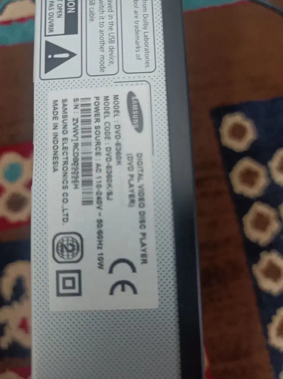 دی وی دی سام  سنگ نونو|پخش‌کننده DVD و ویدیو|تهران, افسریه شمالی|دیوار