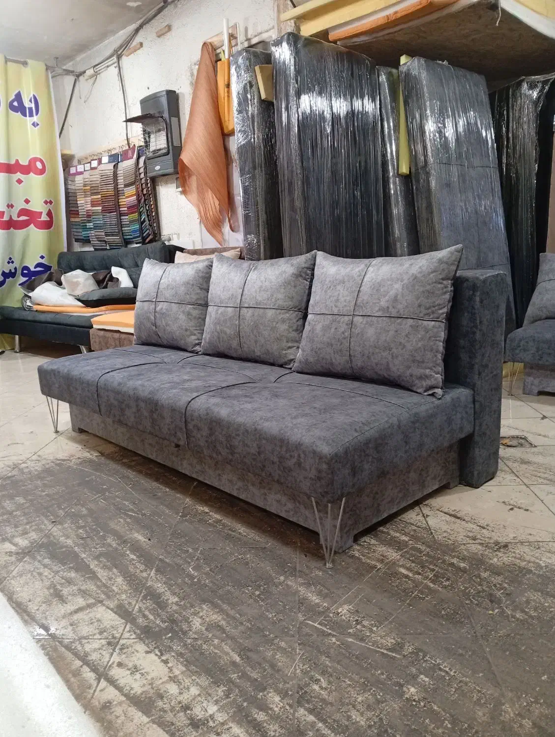 تخت خواب شو نگین*- تختخوابشو * تختخواب شو|مبلمان خانگی و میز عسلی|تهران, خاک سفید|دیوار