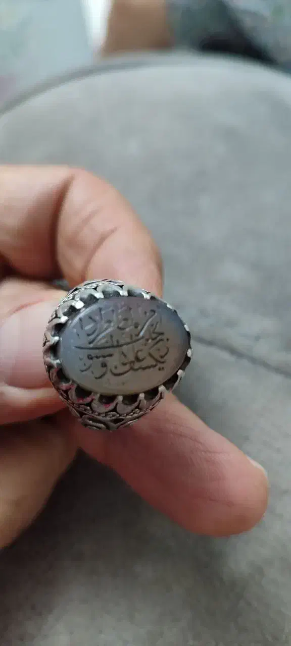 انگشتر نقره باعقیق کبود|جواهرات|پردیس, فاز ۱۱|دیوار