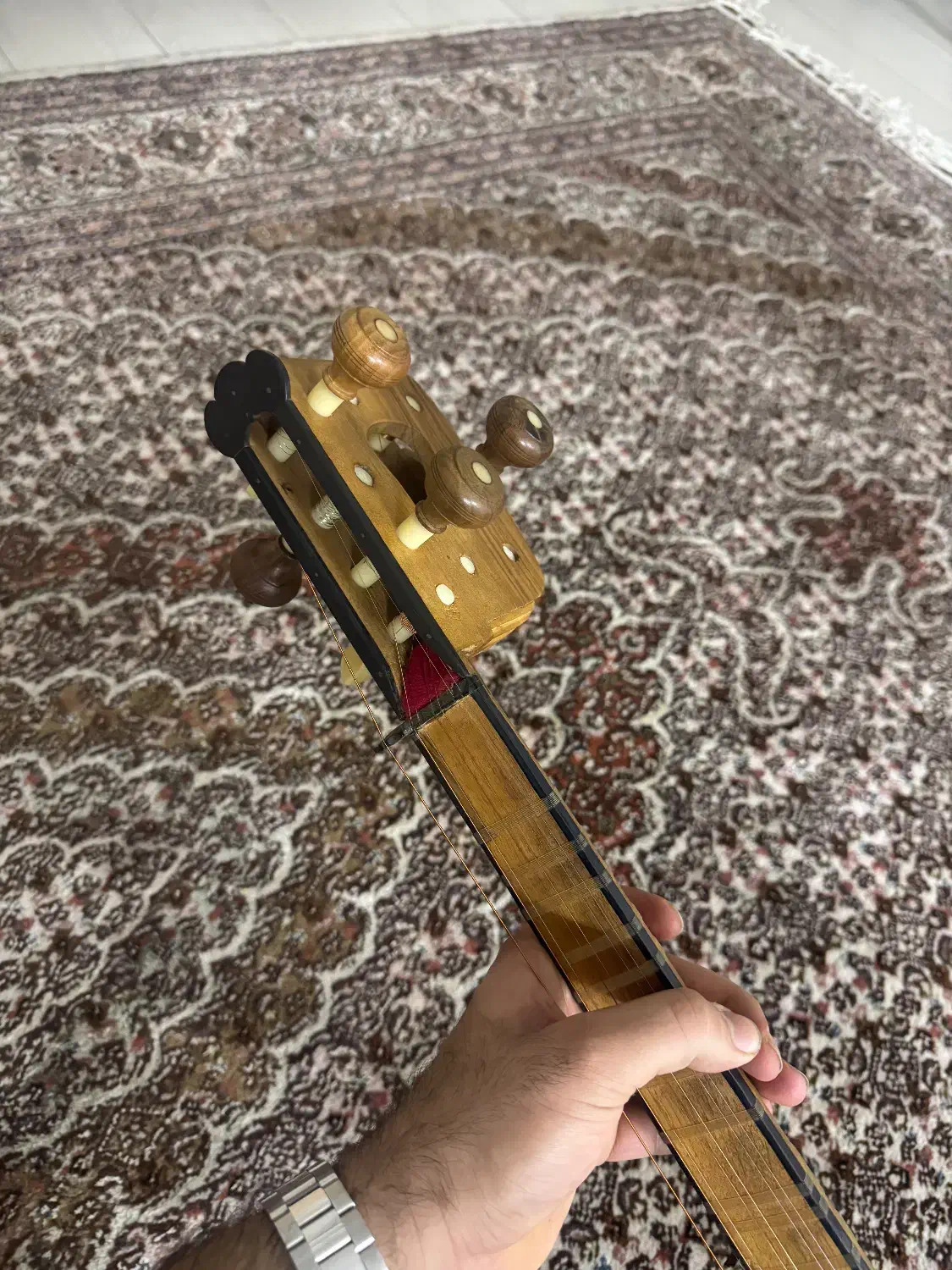 تار آذری استاد عظیم زاده|سازهای سنتی|تبریز, |دیوار