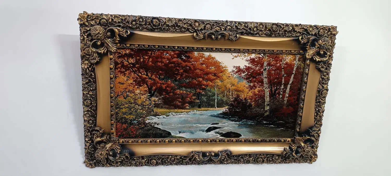 تابلو فرش ماشینی و نقاشی گیتار|تابلو فرش|قزوین, |دیوار