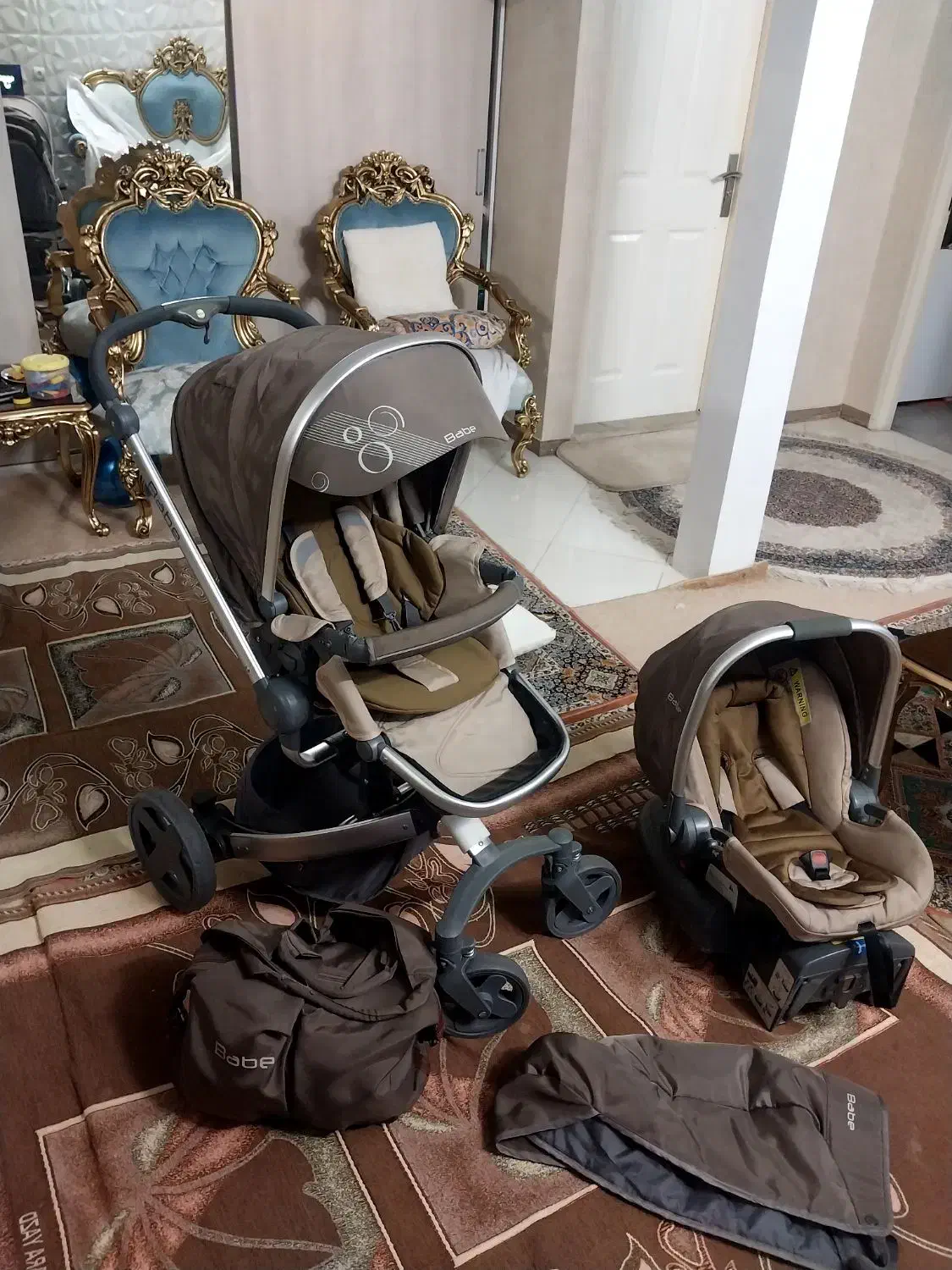 کالسکه ۳۶۰ درجه برند babe|کالسکه و لوازم جانبی|چهاردانگه (تهران), |دیوار