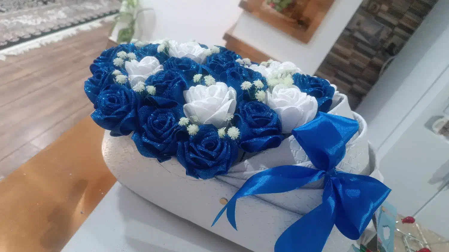 گل های جاودان(روبانی)|گل مصنوعی|اقلید, |دیوار