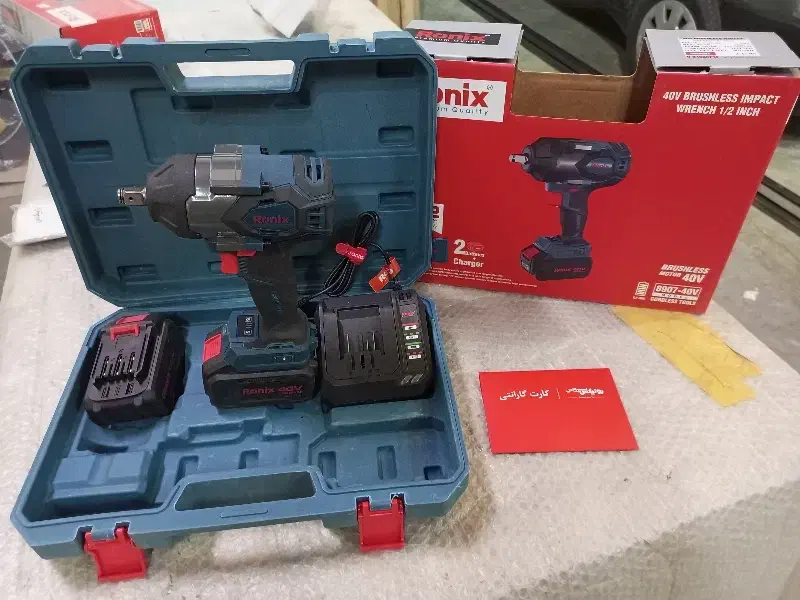 بوکس شارژی رونیکس40v|ابزارآلات|قزوین, |دیوار