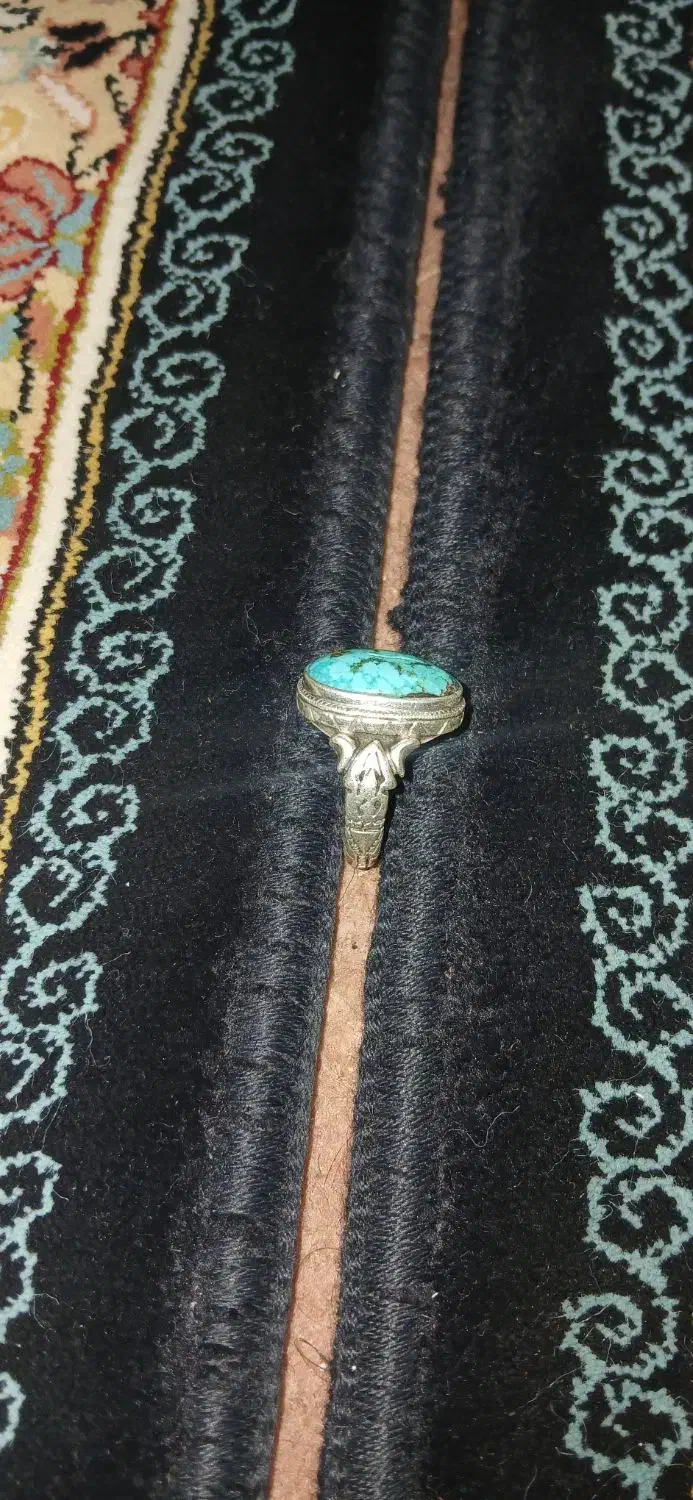 انگشتر فیروزه دستساز|جواهرات|قم, قلعه کامکار|دیوار