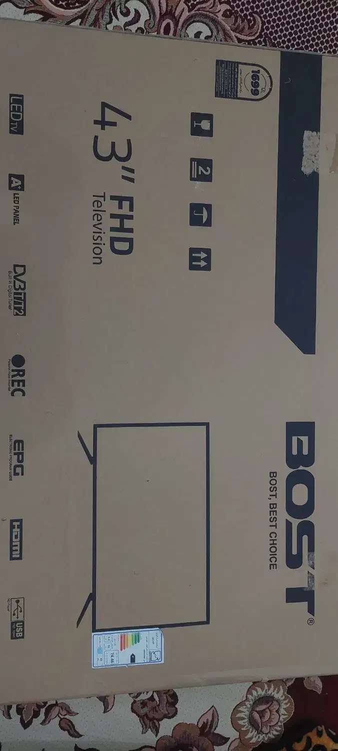 تلویزیون بُست 43|تلویزیون و پروژکتور|اسلامشهر, مظفریه|دیوار