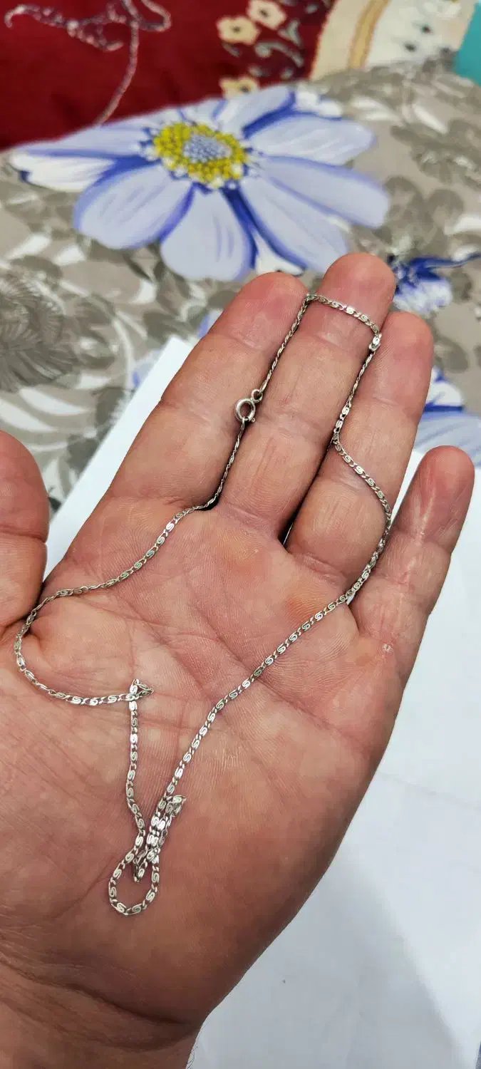زنجیر نقره 55سنتی|جواهرات|تهران, مشیریه|دیوار