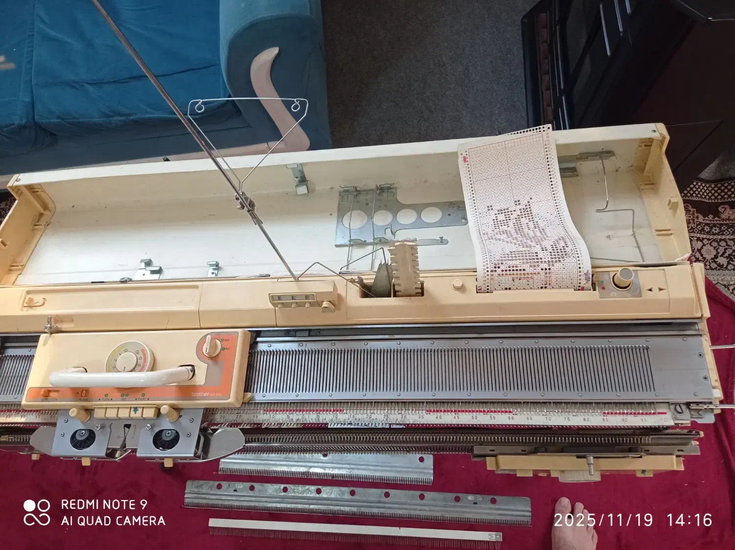 چرخ بافندگی برادر840|چرخ خیاطی و ریسندگی|شاندیز, |دیوار