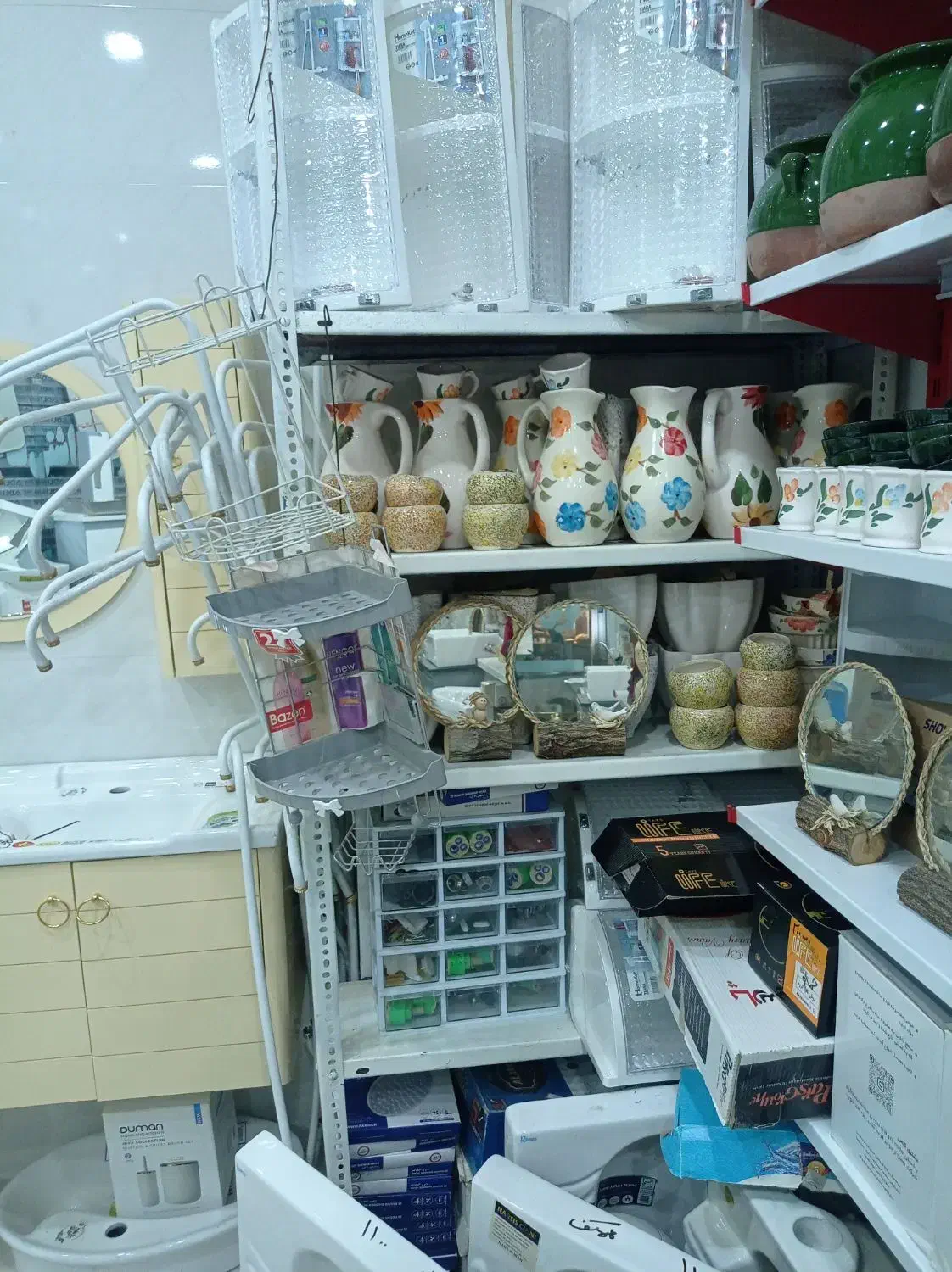 لوازم روشویی وبهداشتی|مصالح و تجهیزات ساختمان|دوگنبدان, |دیوار