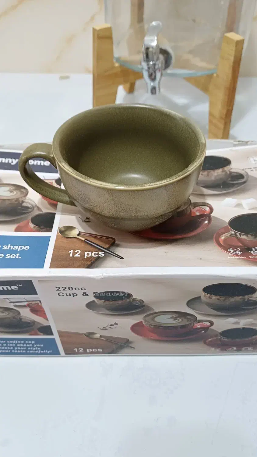 فنجان نعلبکی کافی‌شاپ|ظروف سرو و پذیرایی|کوچصفهان, |دیوار