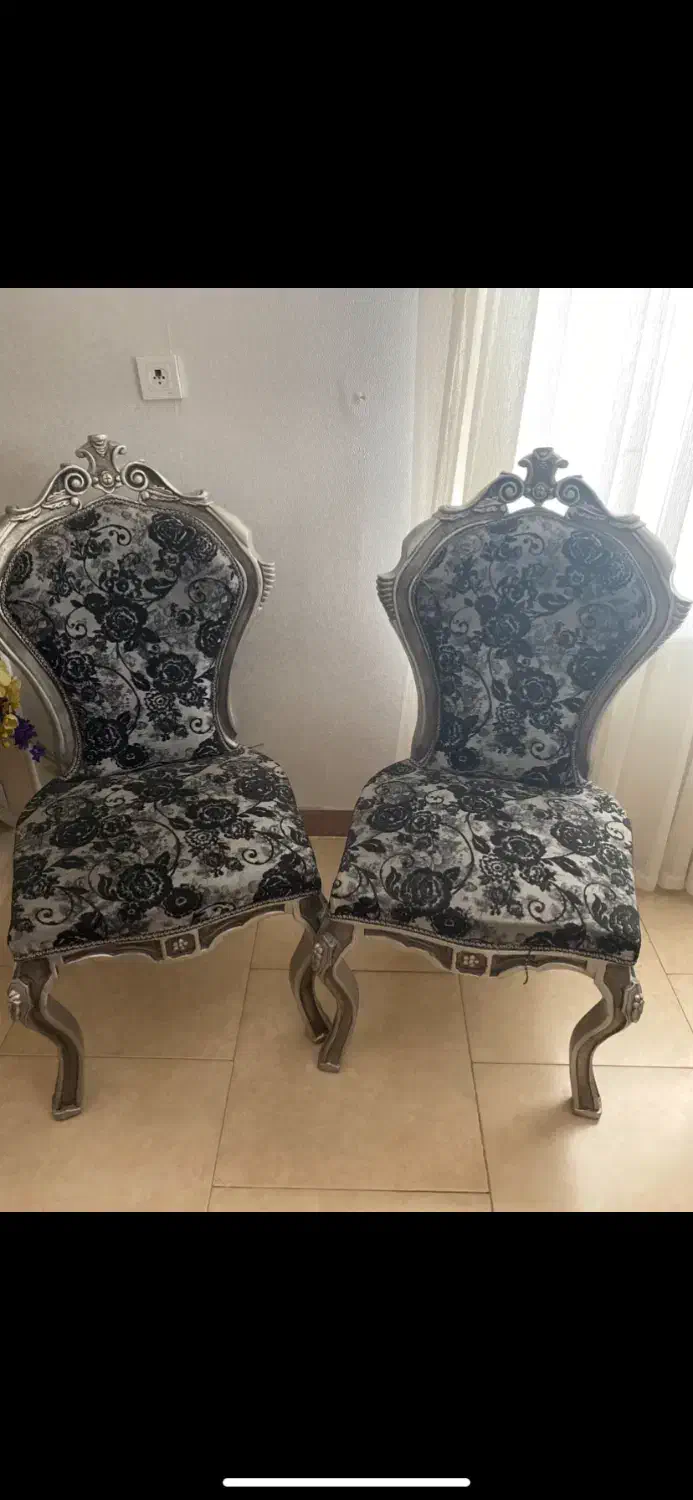 مبل ۹ نفره استیل بهمراه ۶ نفره نهار خوری|مبلمان خانگی و میز عسلی|بروجرد, |دیوار