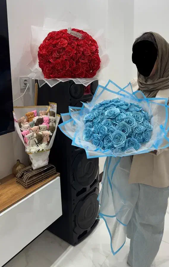 گل ربانی خاص|گل مصنوعی|اهواز, کوی جانبازان(دانش)|دیوار