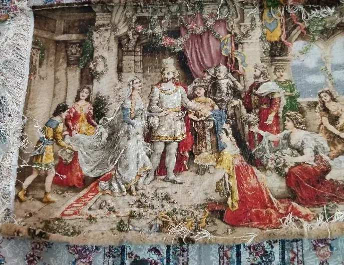 تابلو فرش دست بافت تاج گذاری|تابلو فرش|اسلامشهر, زرافشان|دیوار