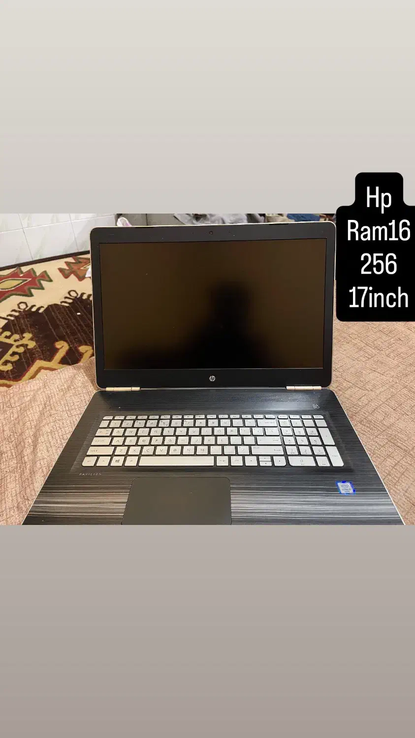 Laptop hp 17 inch|رایانه همراه|شیراز, بید زرد|دیوار
