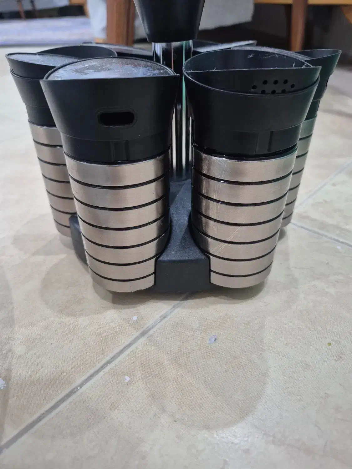 جا ادویه ای شش تایی سرویس پارچ و لیوان گلدان|ظروف سرو و پذیرایی|شاهین‌شهر, حاجی آباد|دیوار