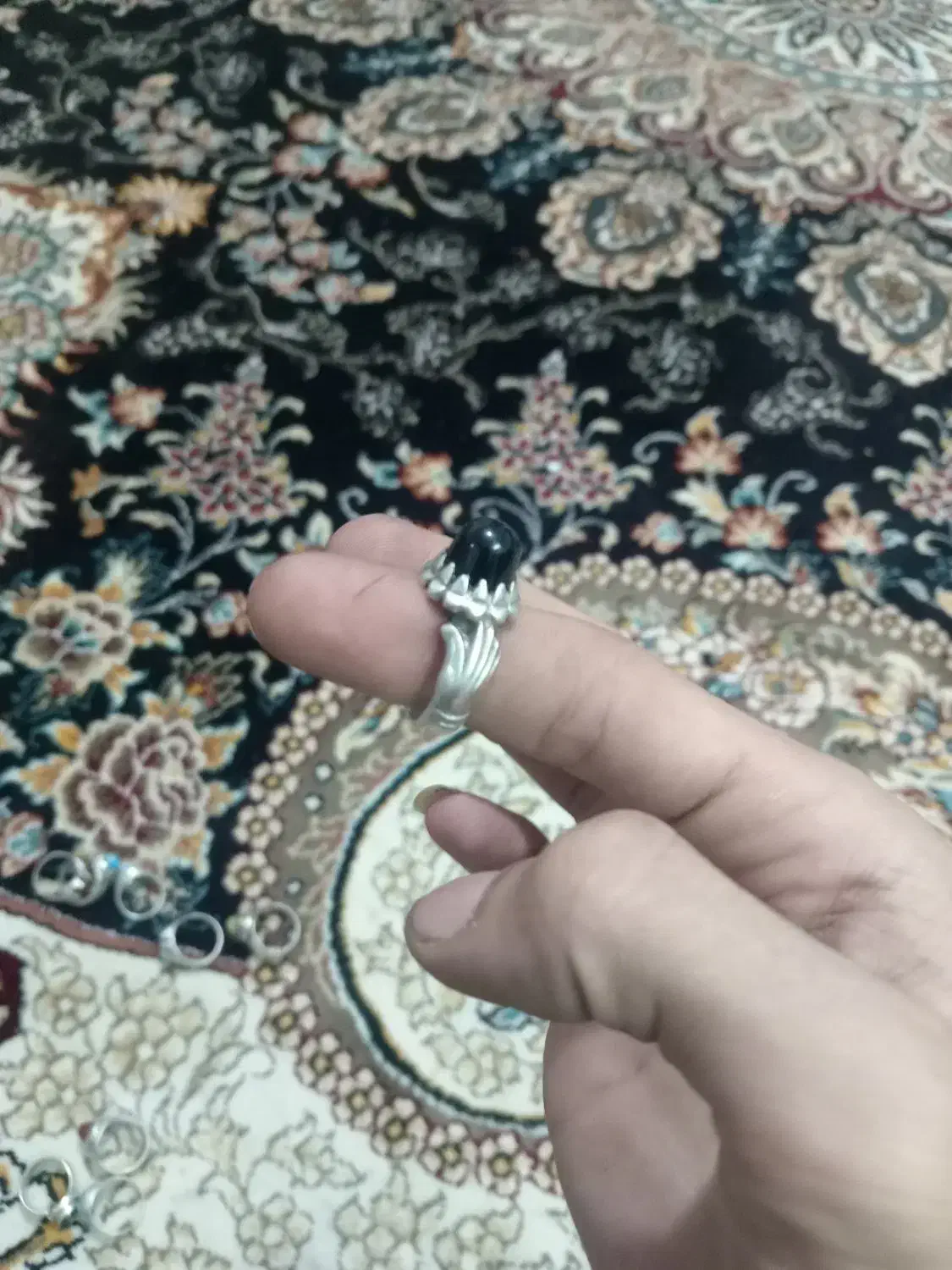 انگشتر فیروزه.بابا قوری . یاقوت دست دلبر|جواهرات|نیشابور, میدون بار|دیوار