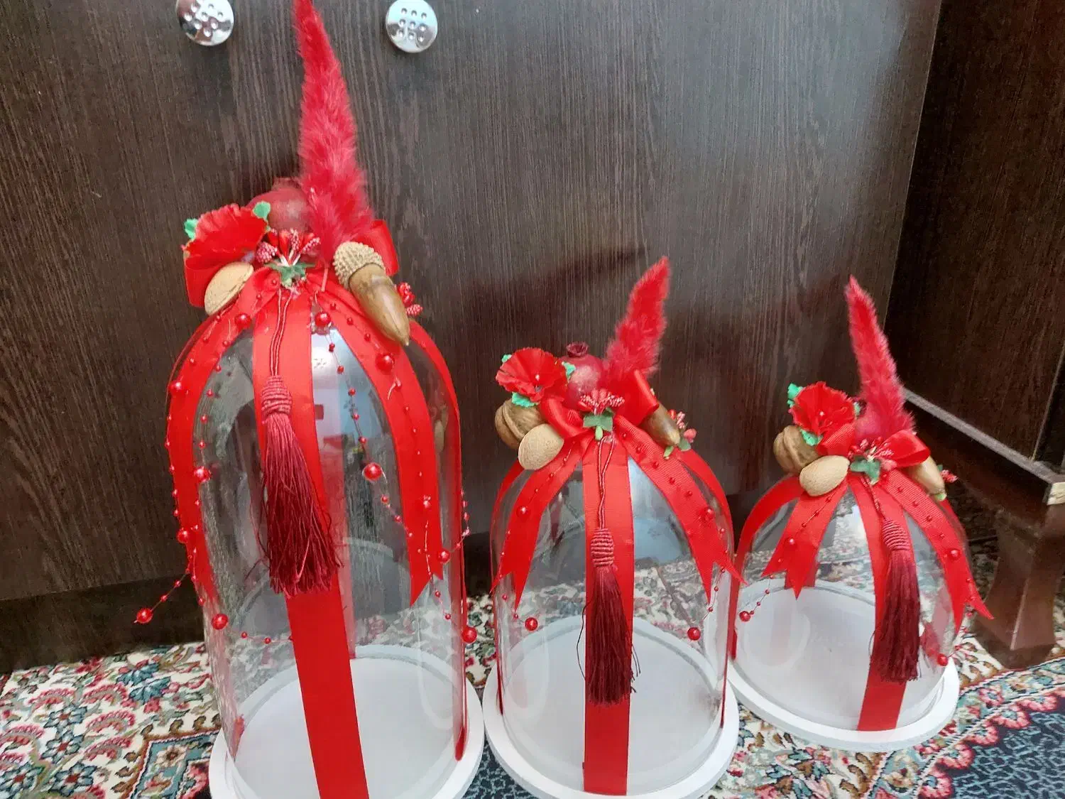 شیشه های آجیل پشمک میوه خشک|صنایع دستی و سایر لوازم تزئینی|قزوین, |دیوار