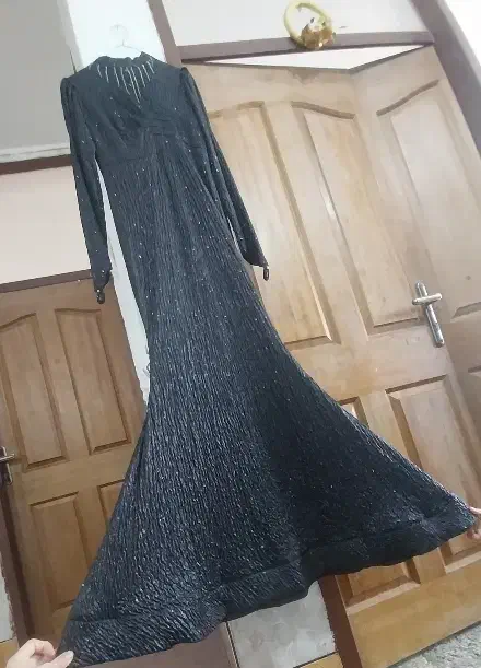 لباس مجلسی مشکی شاین دار|لباس|رامشیر, |دیوار