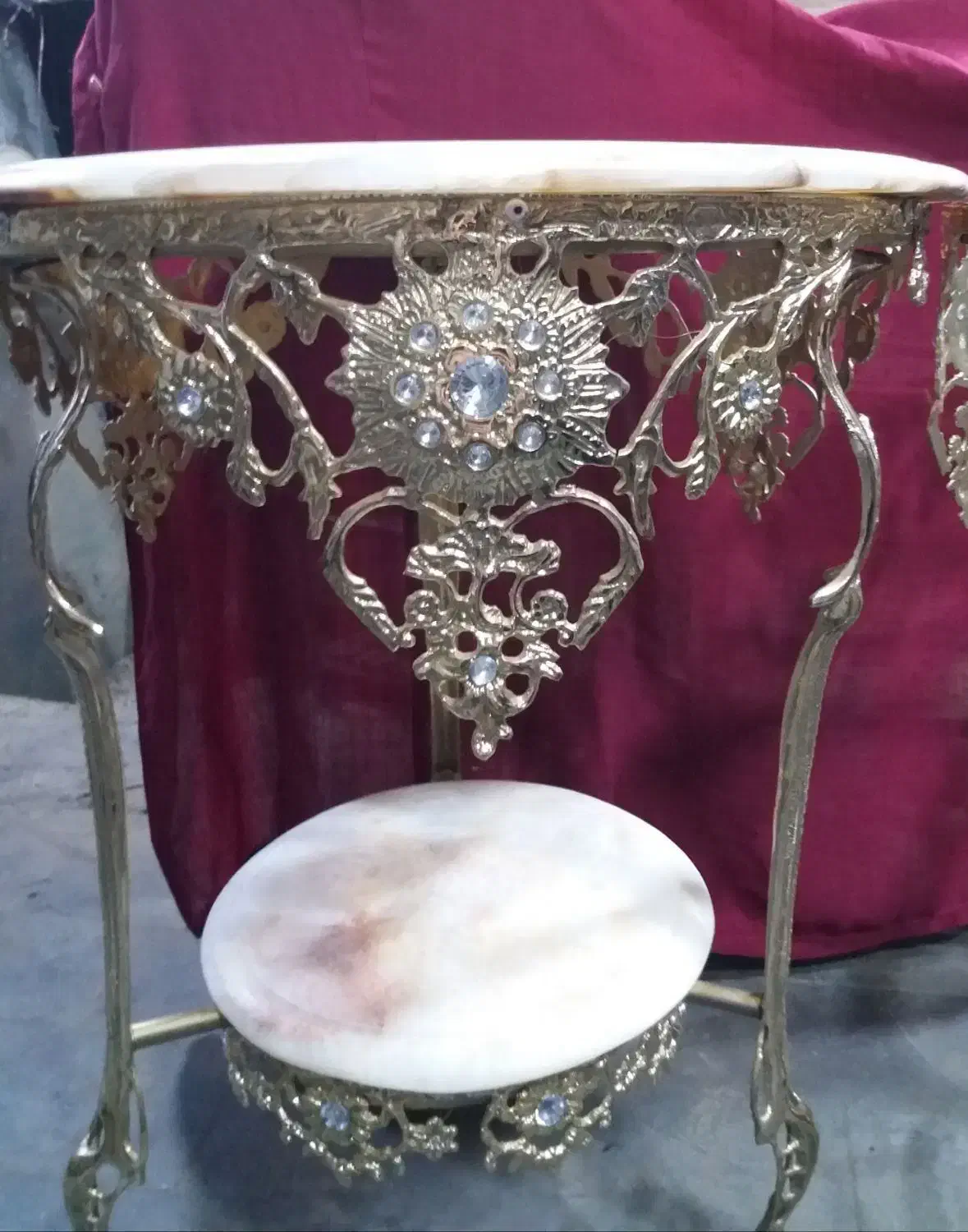 میز گرد برنز ۵۰|میز تلفن|تبریز, |دیوار