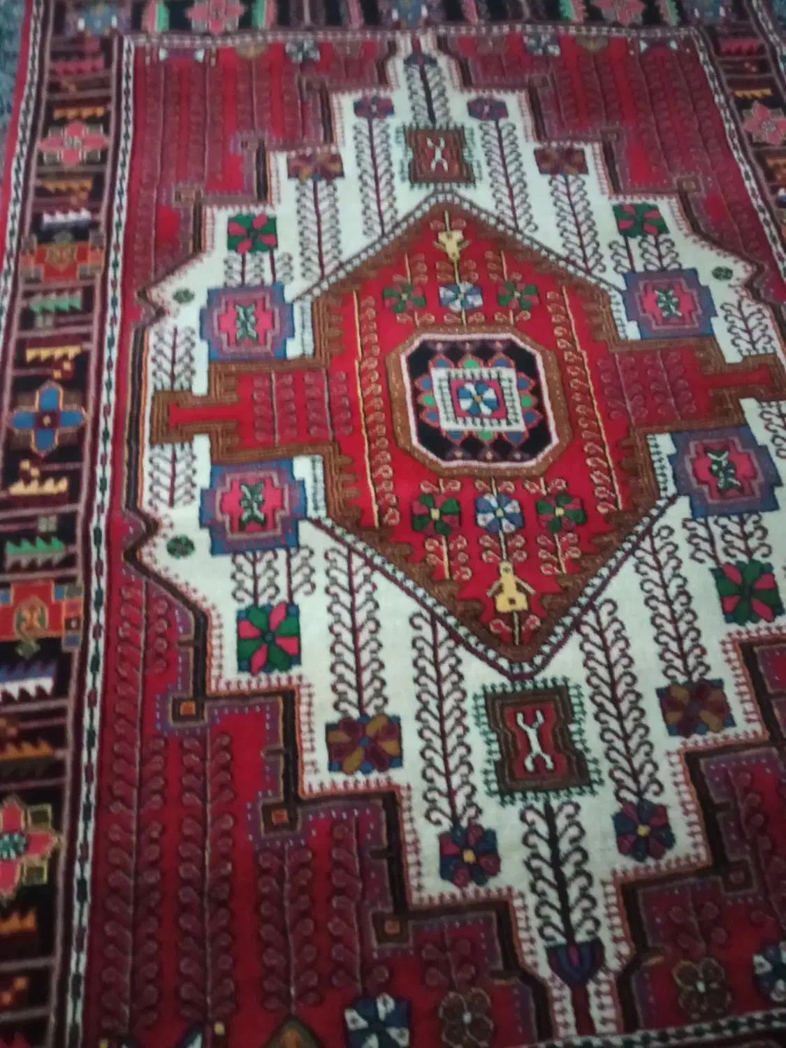 قالی دستبافت|فرش|نهاوند, |دیوار