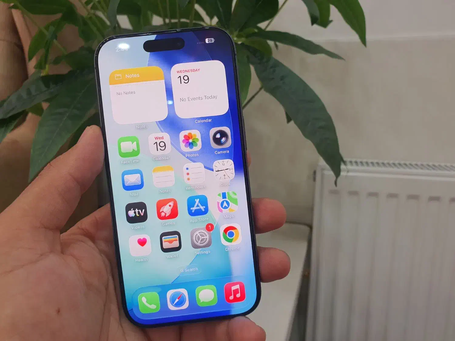 گوشی آیفن 17 مشکی اکبند معاوضه با S25|موبایل|بانه, |دیوار