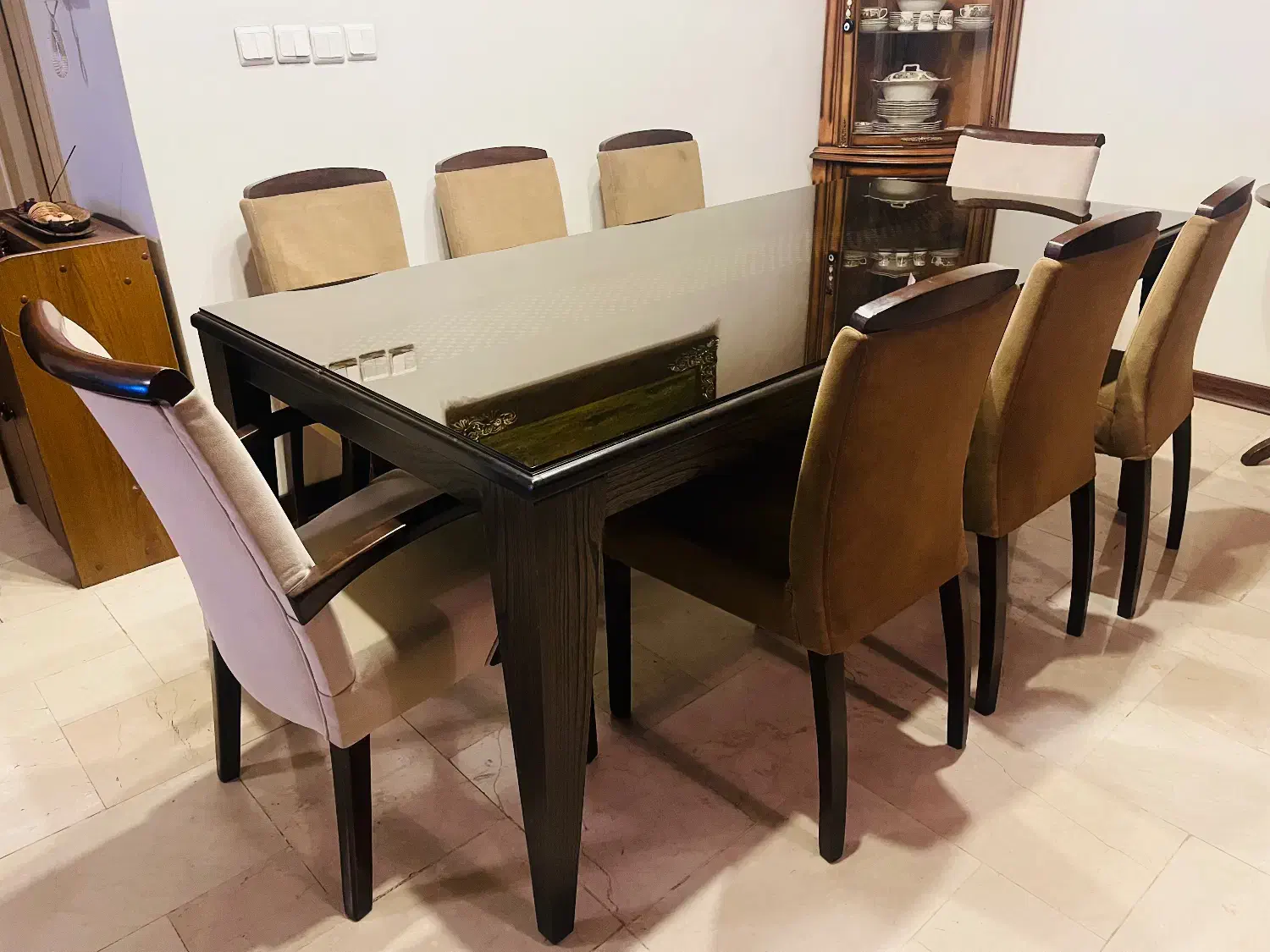 میز نهارخوری ۸ نفره|میز و صندلی غذاخوری|تهران, اختیاریه|دیوار