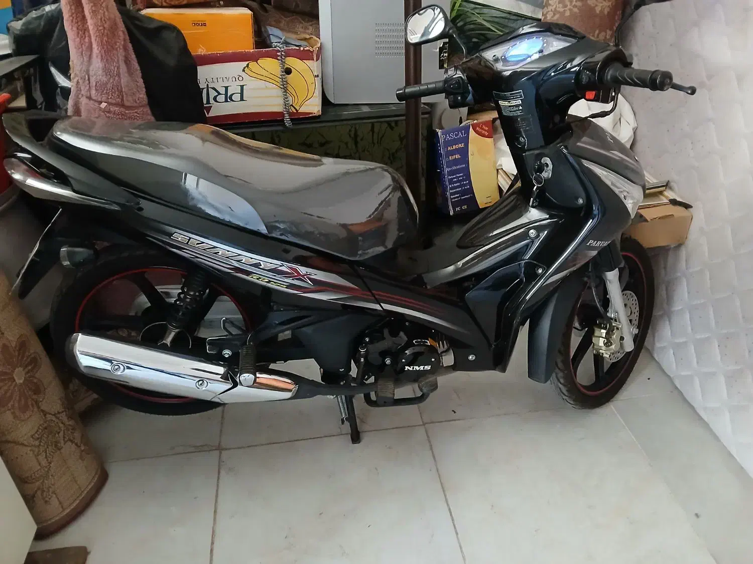 موتور لاکی احسان ۱۲۵|موتورسیکلت|نیشابور, شهرک فرهنگیان|دیوار