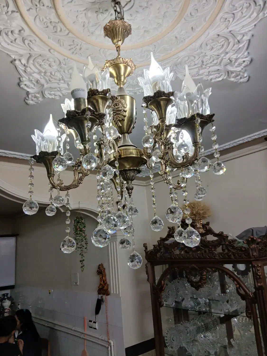 لوستر|لوستر و چراغ آویز|ملایر, |دیوار