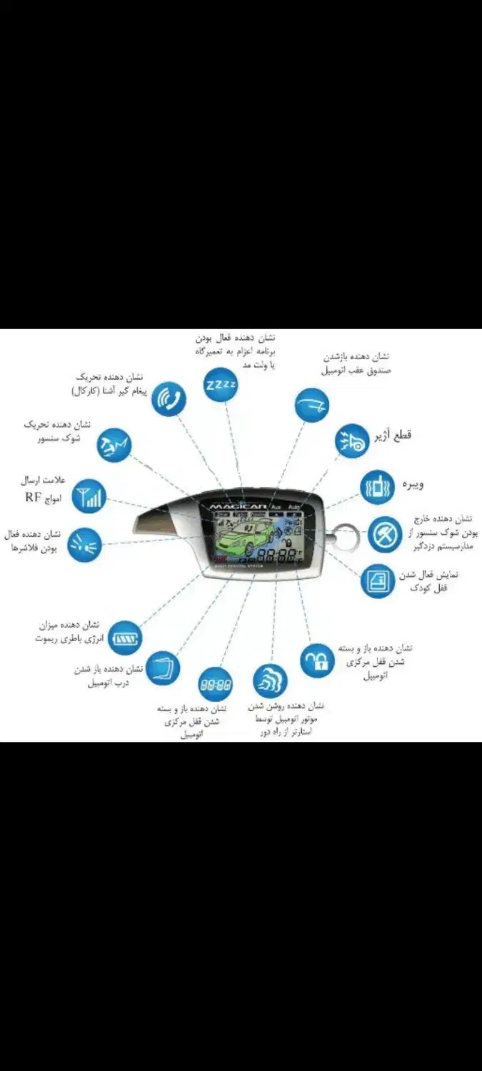دزدگیر تصویری ماجیکار اصلی|قطعات یدکی و لوازم جانبی|شاهین‌شهر, شهرک گلدیس|دیوار