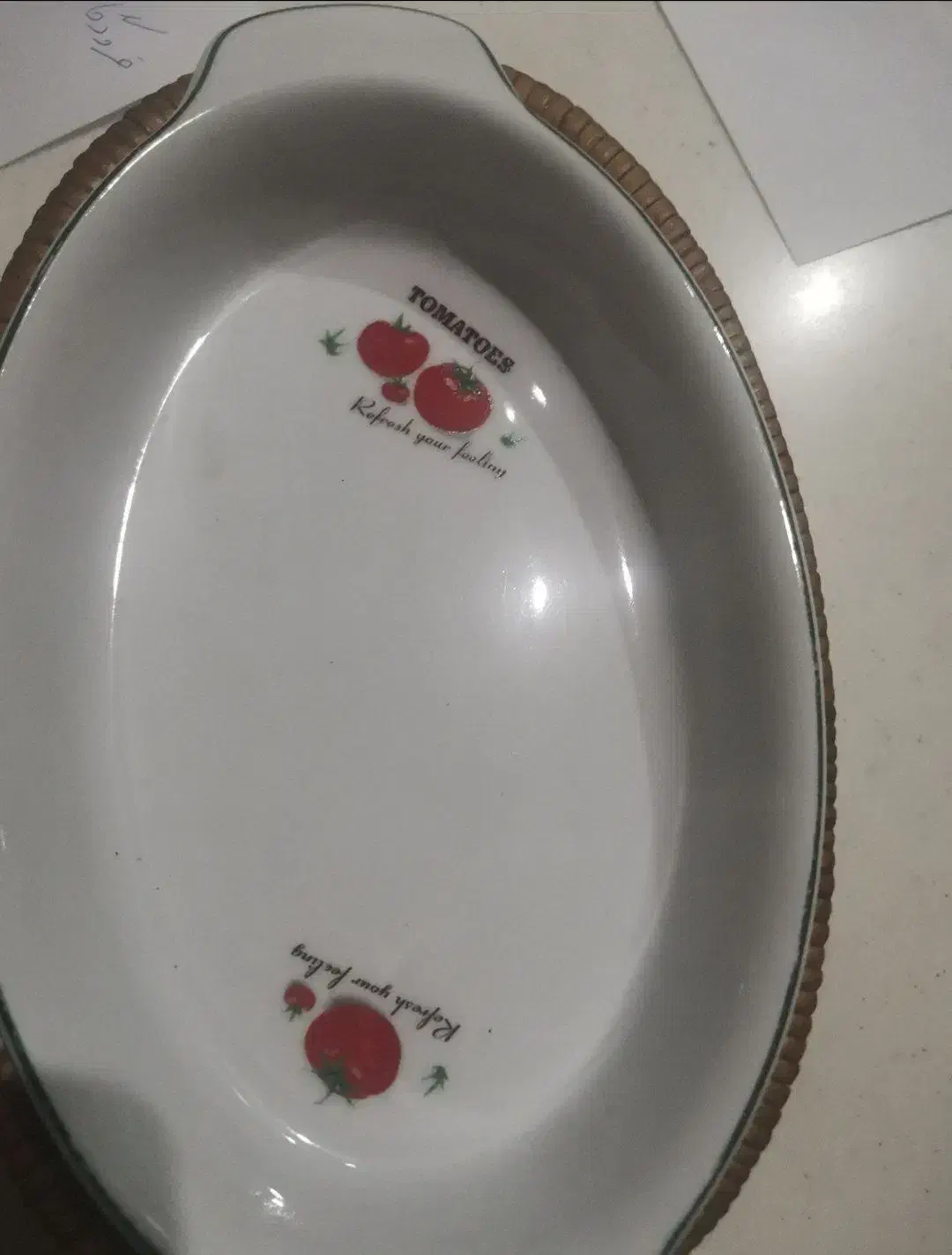 ظروف طرح گوجه و گل بهاری|ظروف سرو و پذیرایی|تهران, امانیه|دیوار