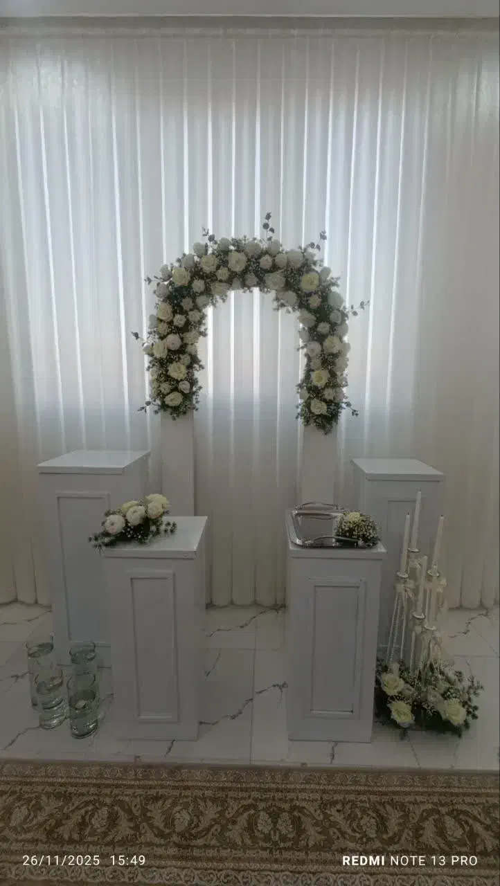 گل ارایی، نامزدی،باکس شیشه ای، خنچه|خدمات پذیرایی، مراسم|مشهد, طبرسی شمالی|دیوار