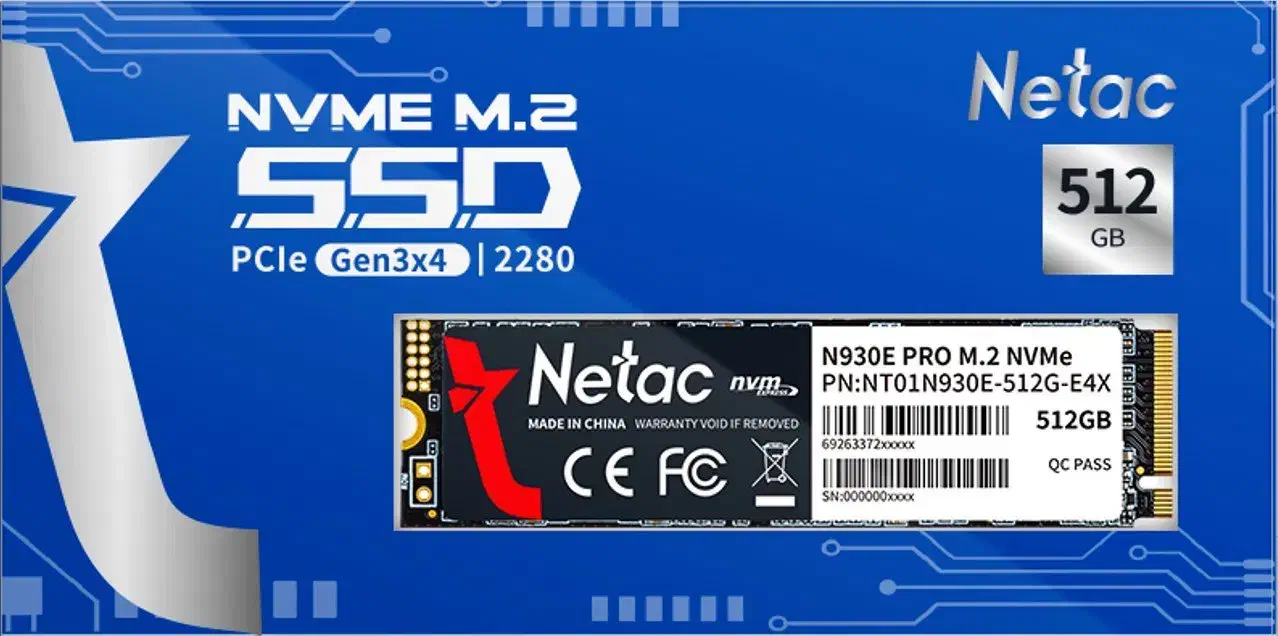 SSD 512 N930E PRO M.2 NETAC|قطعات و لوازم جانبی رایانه|تهران, فلسطین (میدان انقلاب)|دیوار