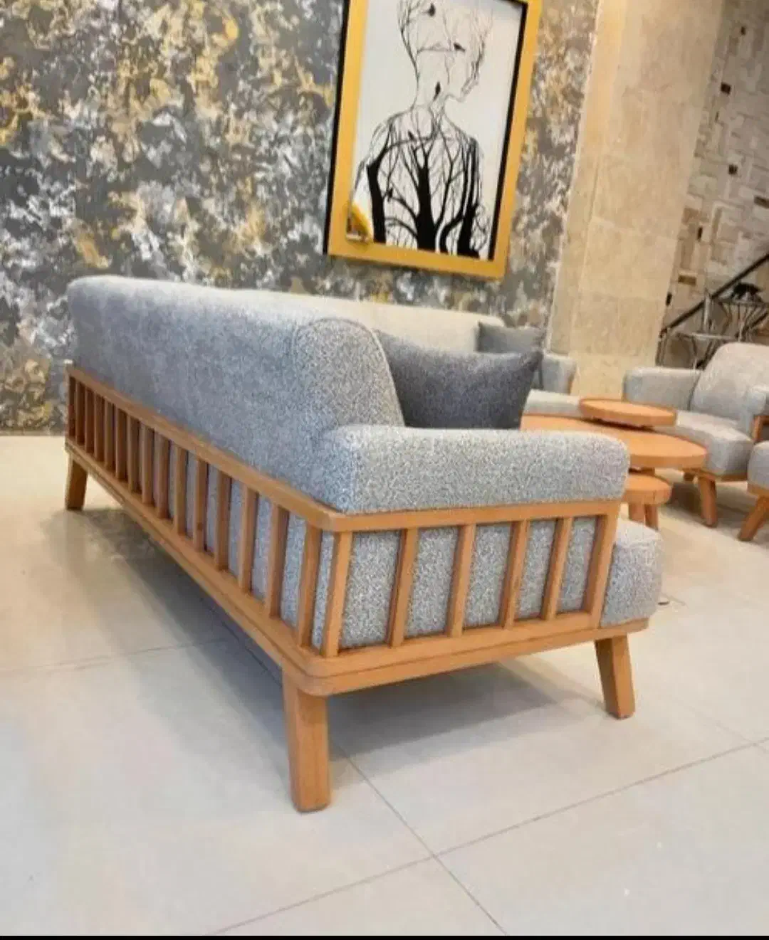 مبل مینیمال نرده ای|مبلمان خانگی و میز عسلی|محمدیه-قزوین, |دیوار