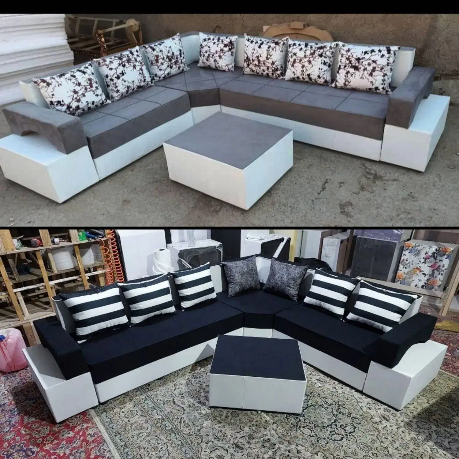 مبل ال پازلی مدل دسته دوبل|مبلمان خانگی و میز عسلی|تهران, شهرک شریفی|دیوار