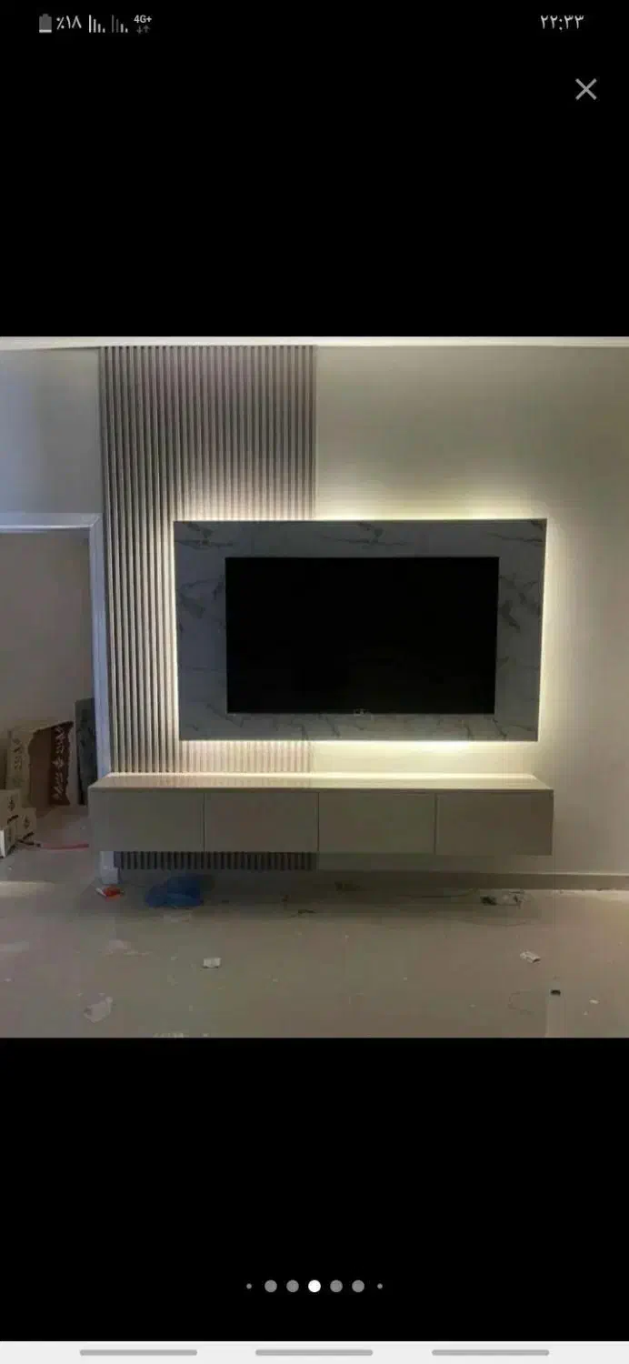 طراحی و اجرای انواع تی وی وال به صورت نقد و اقساد|میز تلویزیون|دهگلان, |دیوار