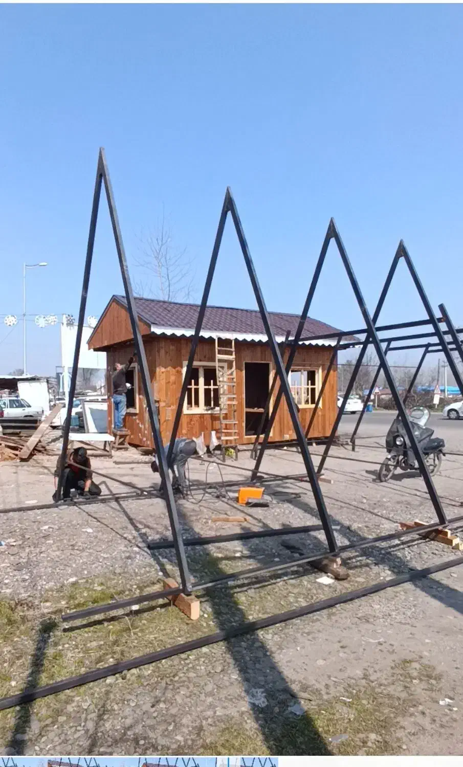 نجاری ساختمان وحلب زنی روی اهن|خدمات پیشه و مهارت|رشت, توشیبا|دیوار