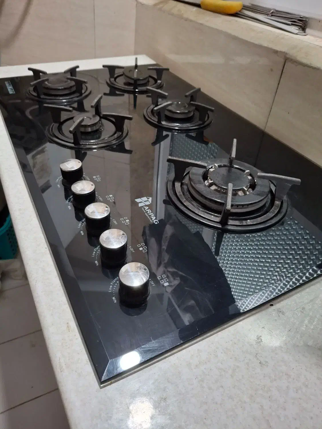 اجاق گاز ۵ شعله ARPAG|اجاق گاز و لوازم برقی پختوپز|شاهینشهر, شهرک امام رضا|دیوار