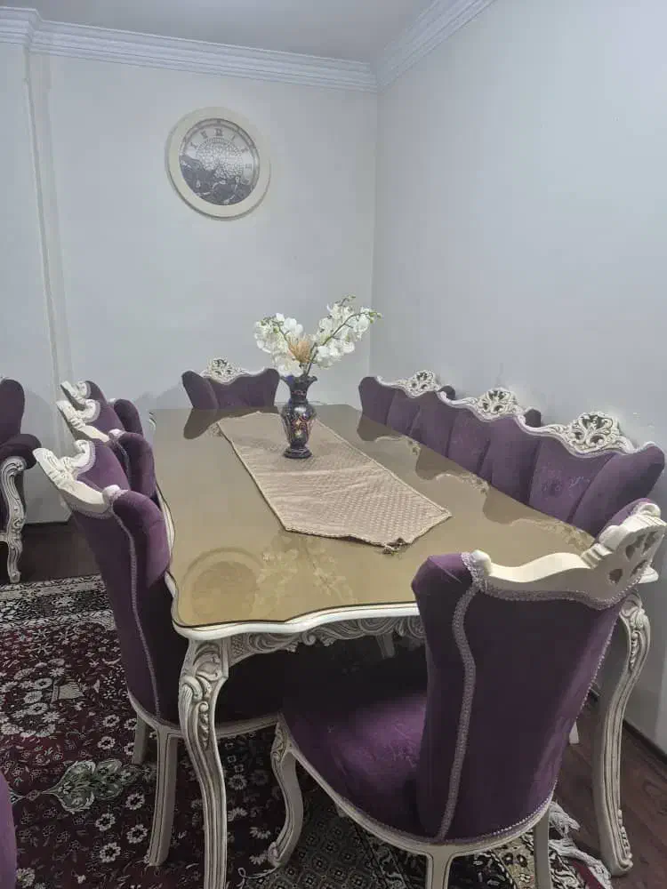 مبل ونیز ناهار خوری هشت نفره سالم سالم و در حد|مبلمان خانگی و میز عسلی|رودهن, |دیوار