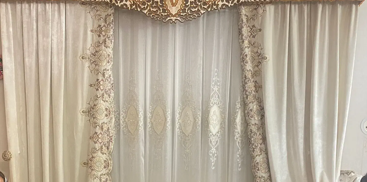 پرده پذیرایی|پرده، رانر، رومیزی|دلیجان, |دیوار