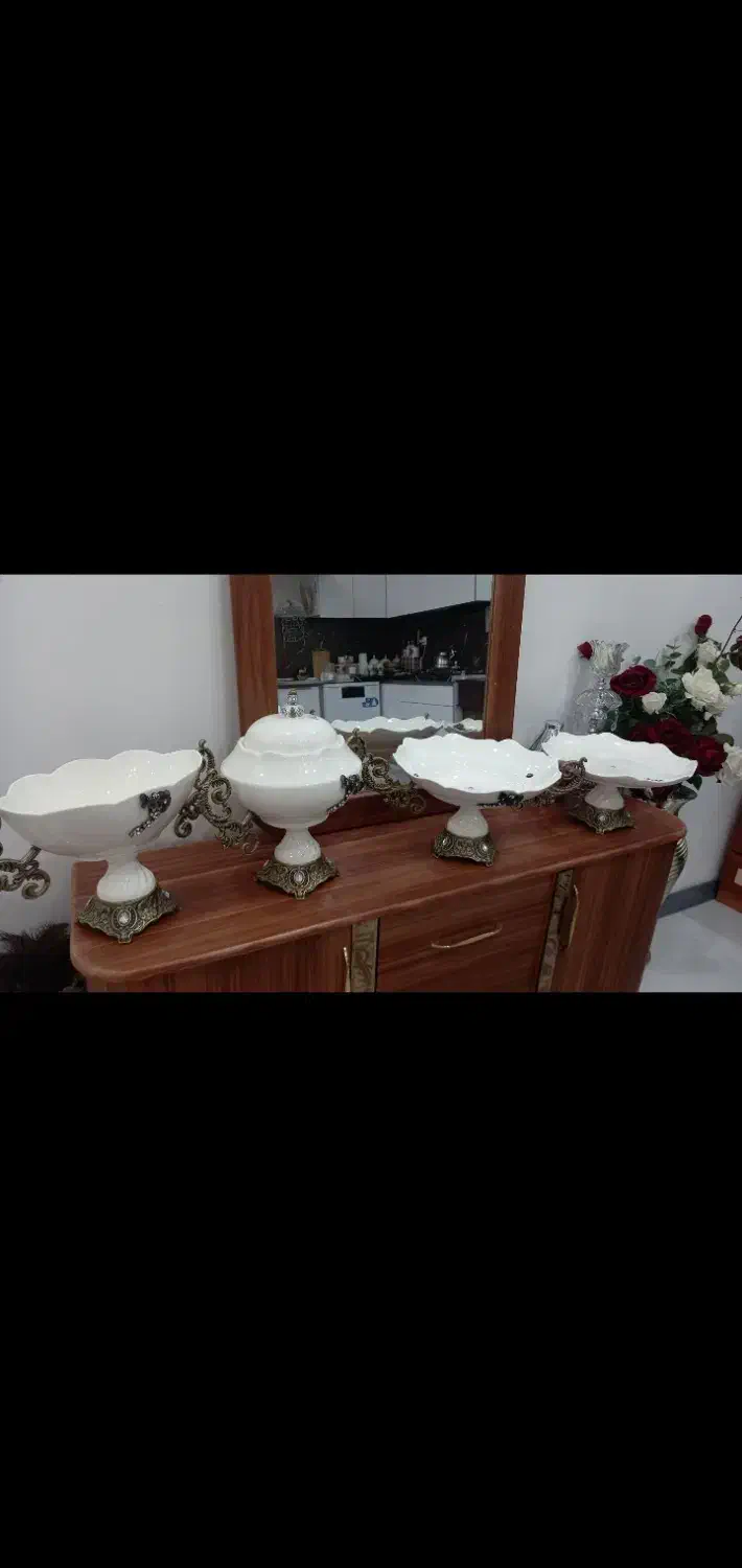 ظروف پذیرایی ۴ تیکه|ظروف سرو و پذیرایی|فردیس, فردیس|دیوار