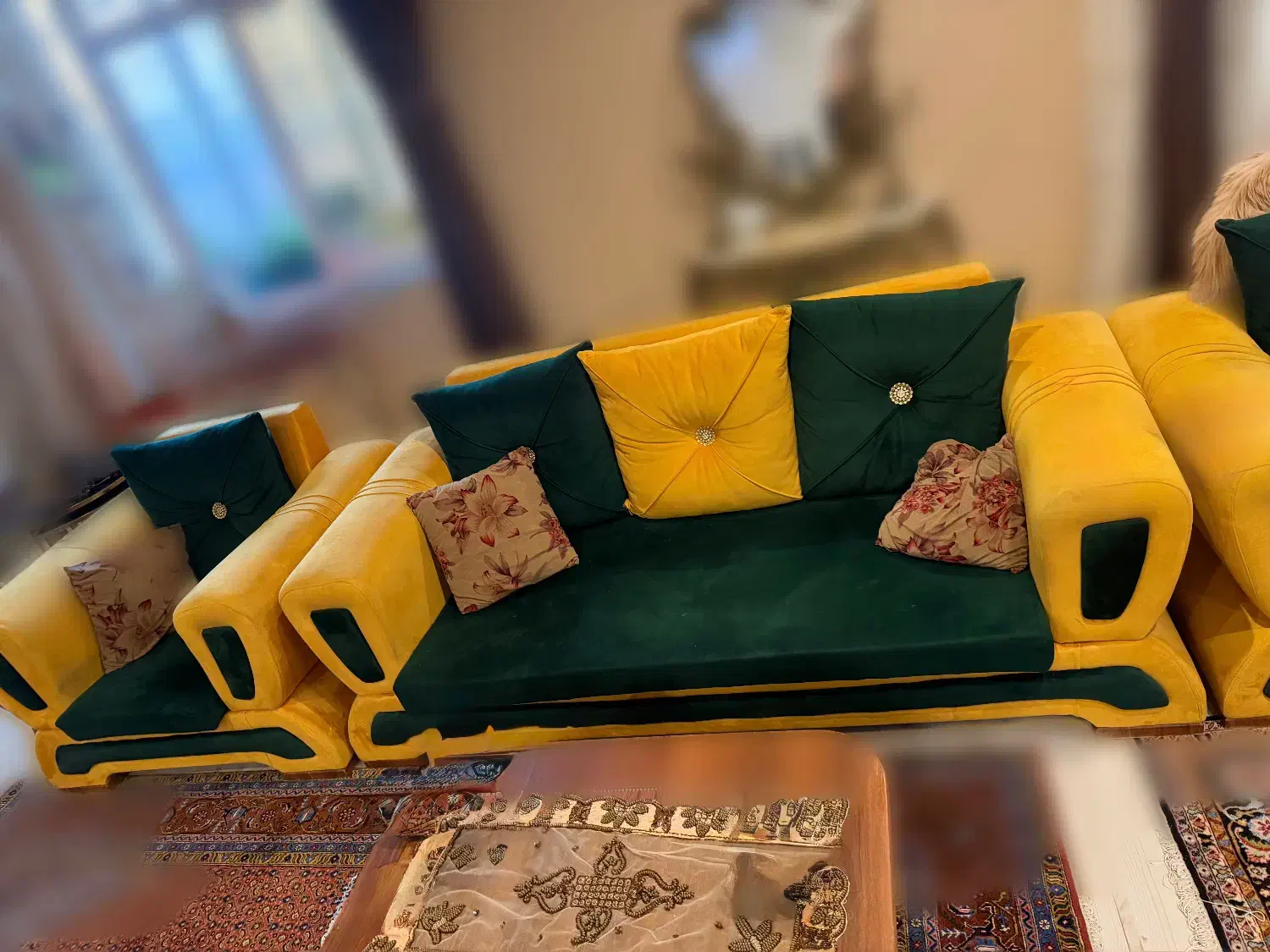 مبلمان راحتی ۷ نفره|مبلمان خانگی و میز عسلی|اردبیل, |دیوار