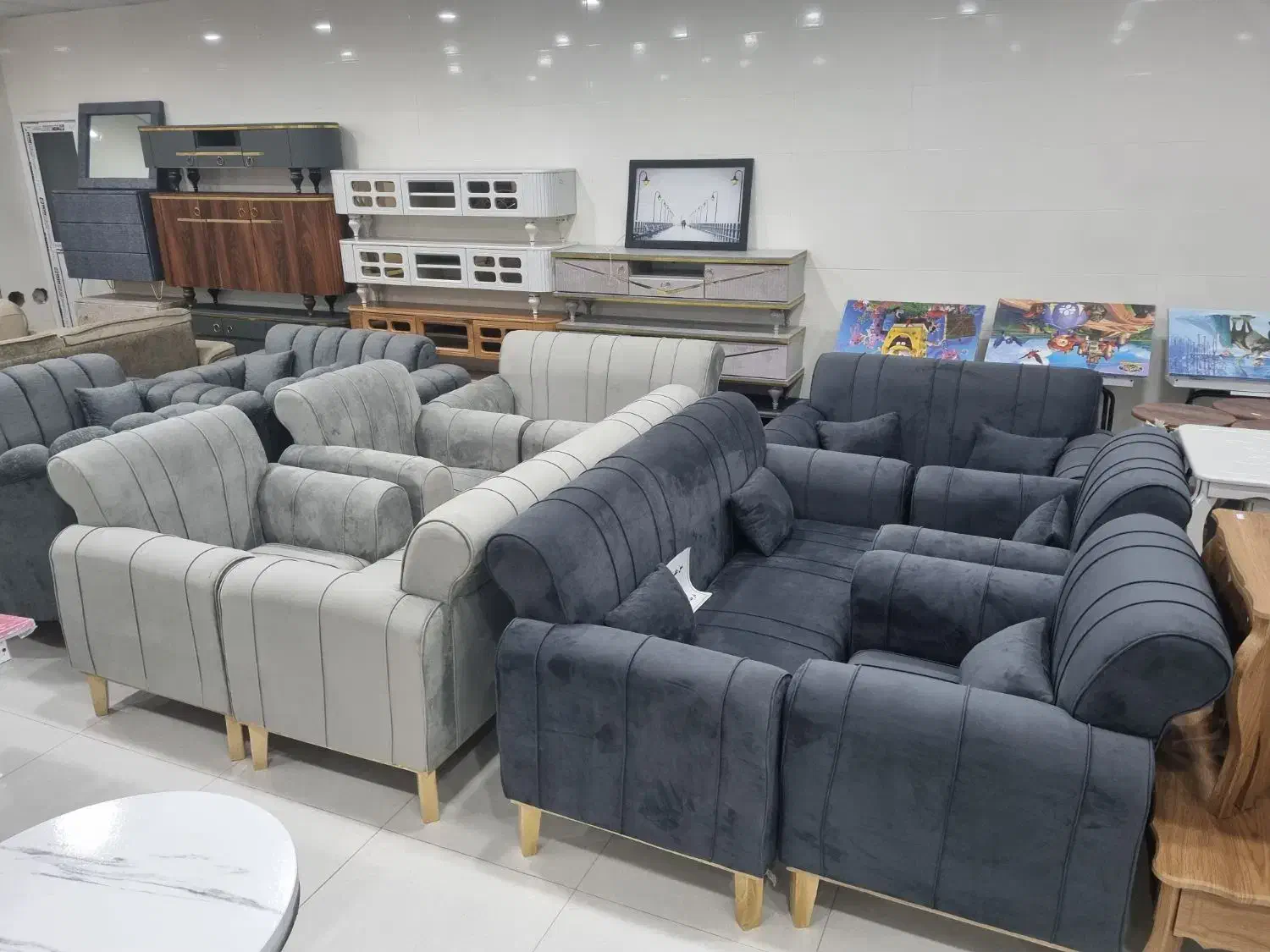 مبل هفت نفره جانا کد ۴۷خورموج|مبلمان خانگی و میز عسلی|خورموج, |دیوار