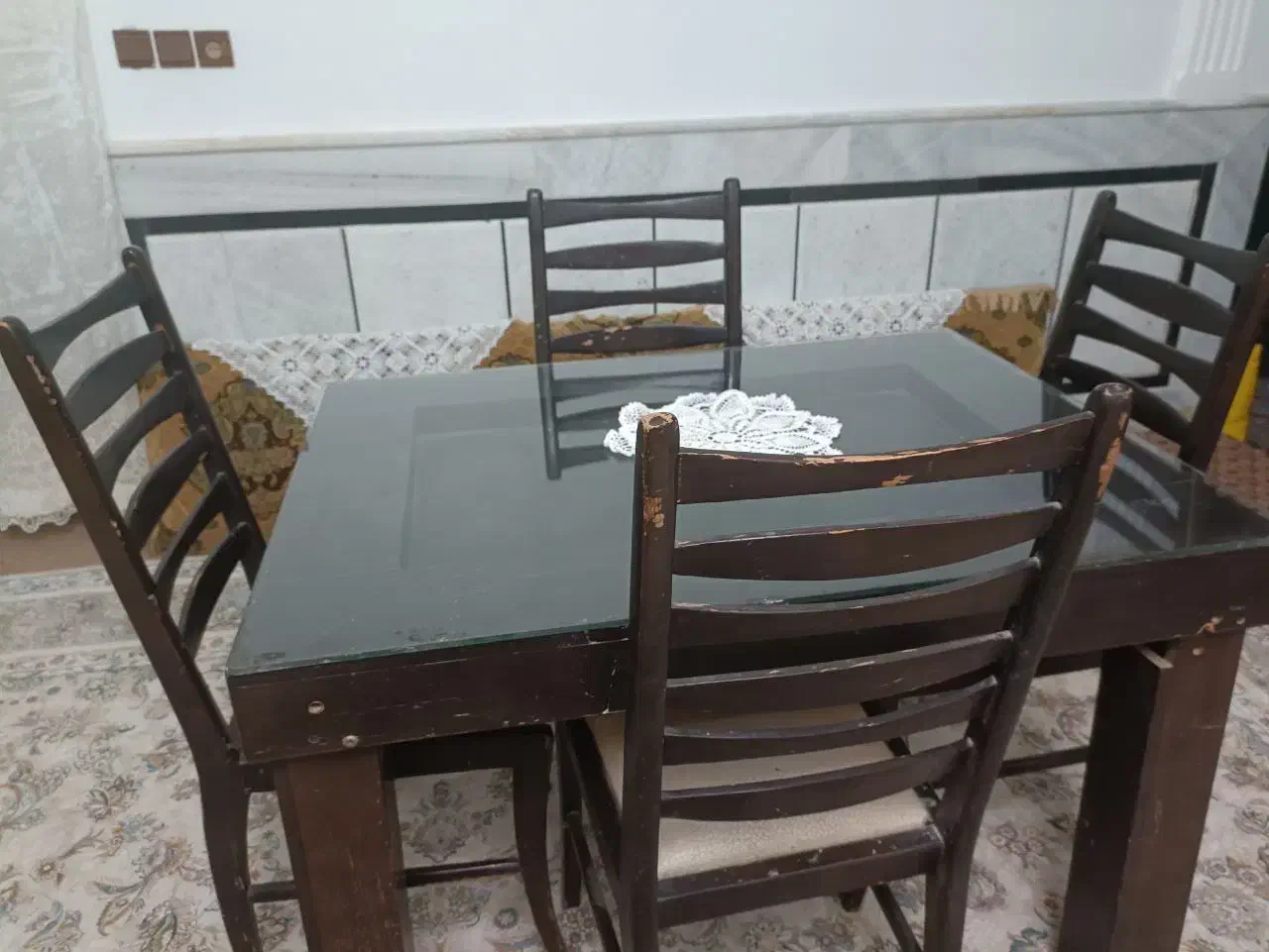 میز ناهارخوری|میز و صندلی غذاخوری|زابل, |دیوار