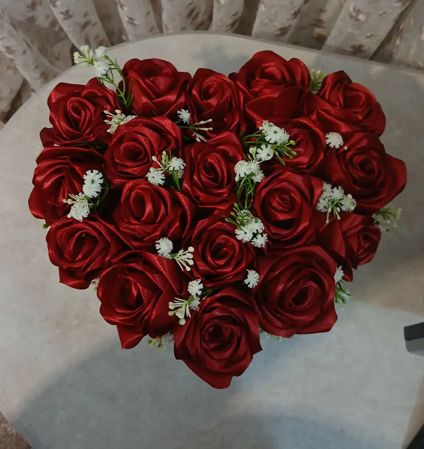 گل روبانی دست ساز|گل مصنوعی|سیرجان, |دیوار