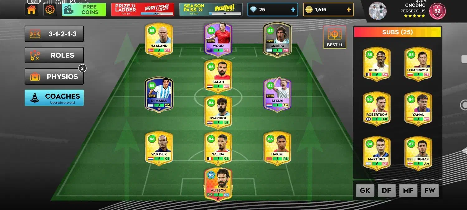 اکانت رویایی DLS دریم لیگ 2025|کنسول، بازی ویدئویی و آنلاین|کرمانشاه, |دیوار