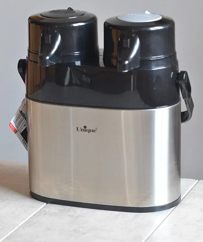 فلاسک دوقلو یونیک کاملا نو|قوری، کتری، قهوهساز دستی|زنجان, |دیوار