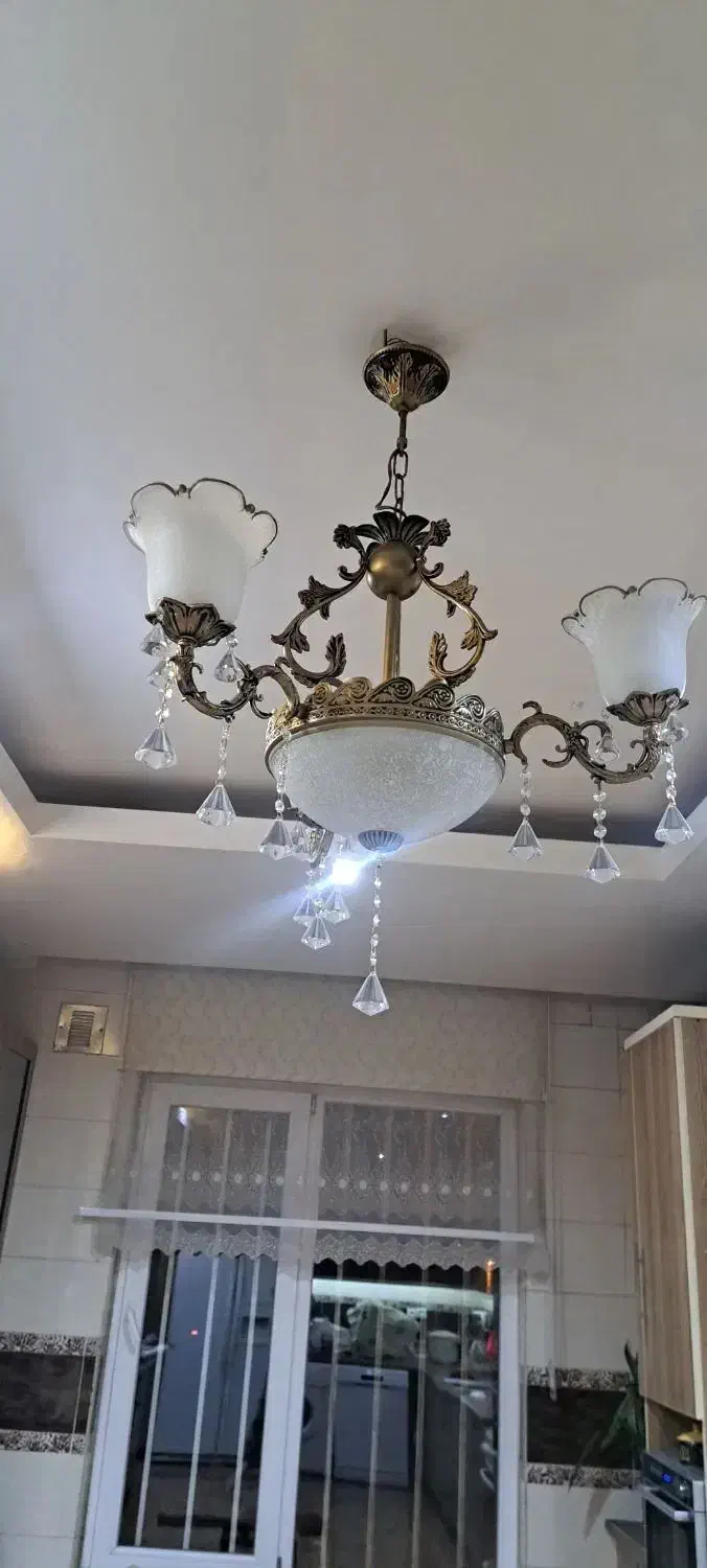 لوستر سه شاخه|لوستر و چراغ آویز|قزوین, |دیوار