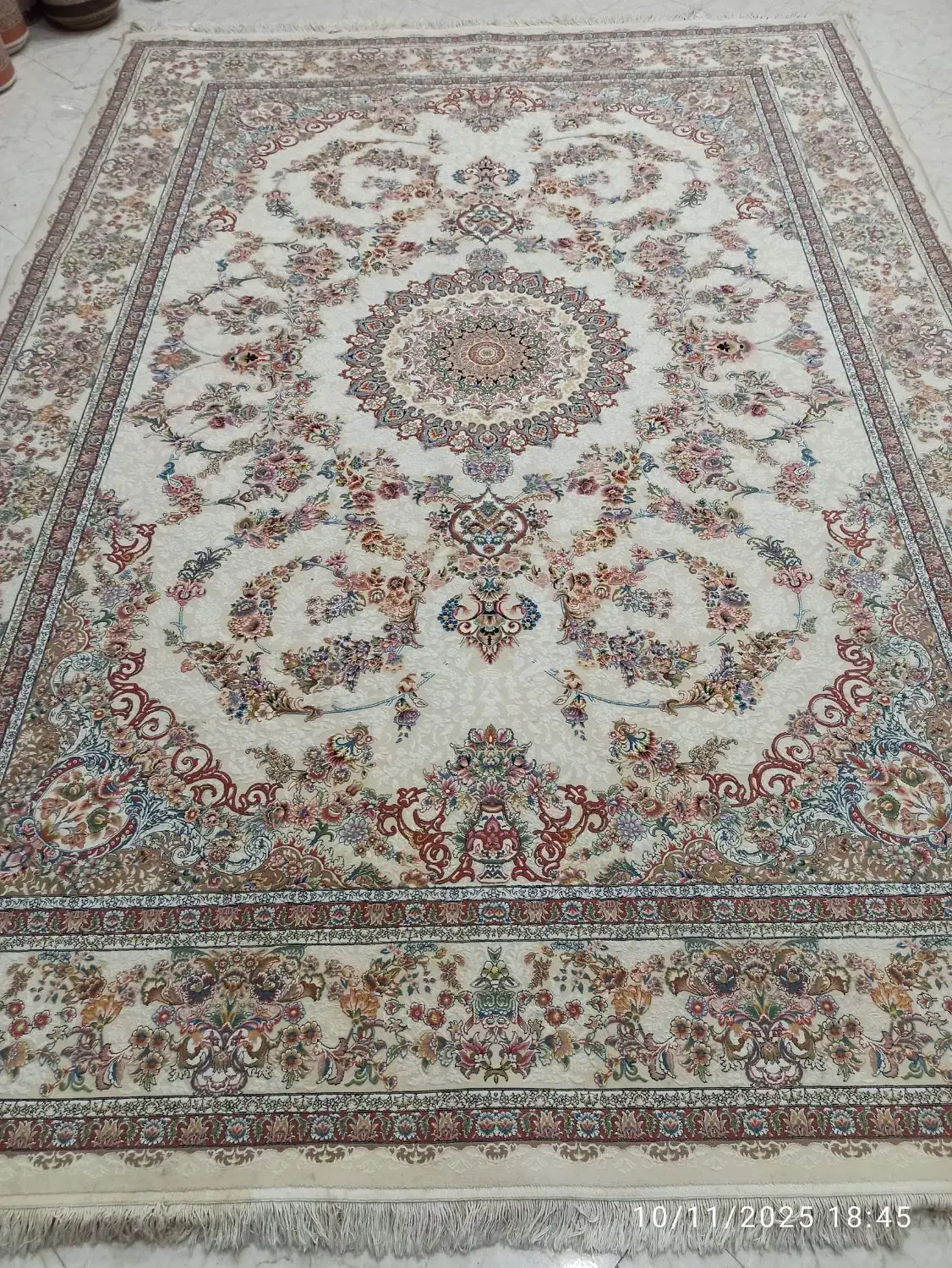 فرش کارکرده پرهام/دو تخته۹متری ۱۰۰۰شانه نگین مشهد|فرش|مشهد, حجاب (شهرک غرب)|دیوار